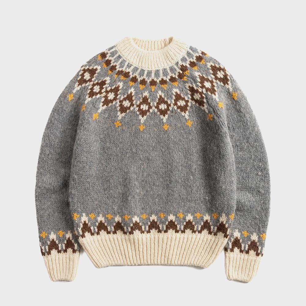 WB NORDIC SWEATER (grey)