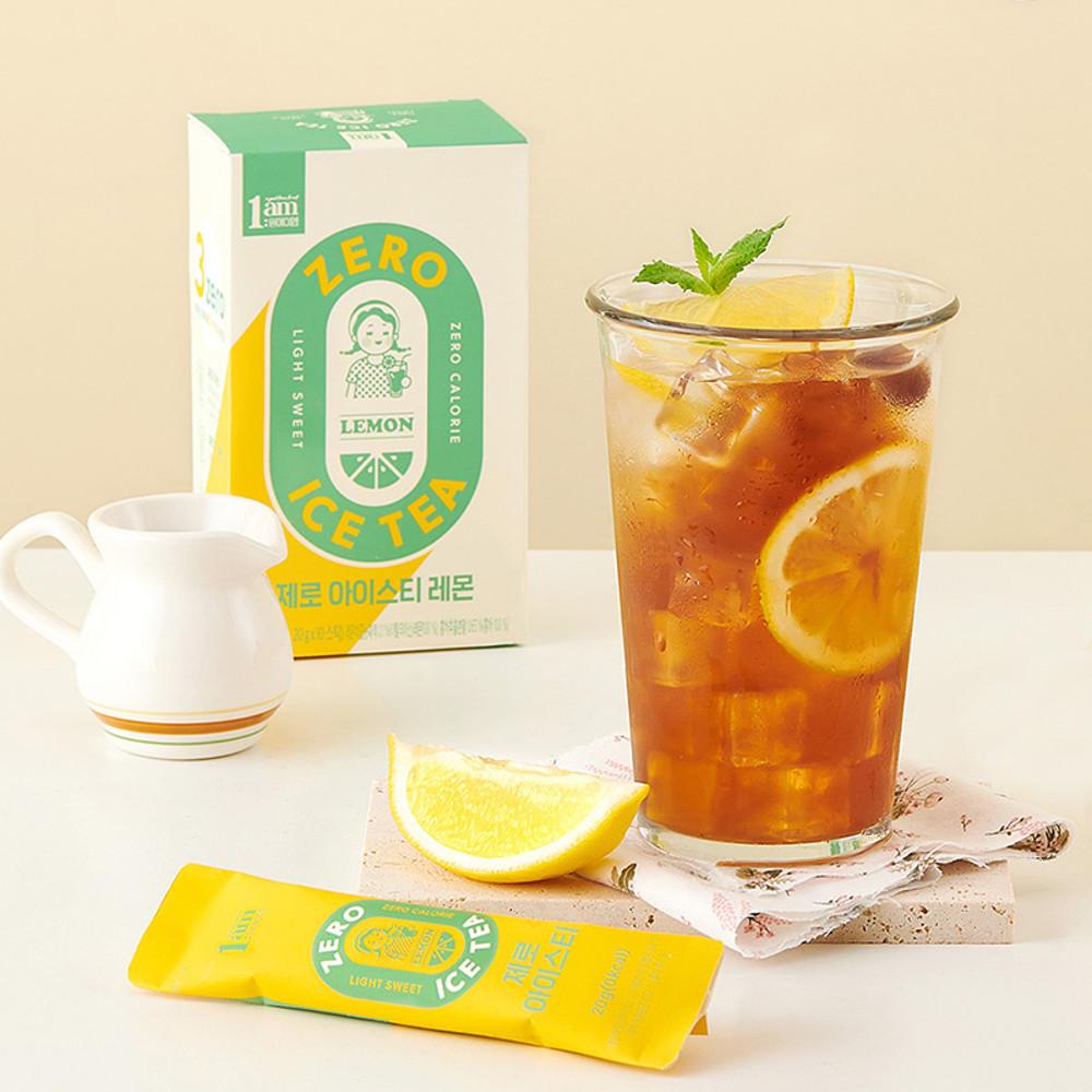 1am 제로 아이스티 레몬 2박스 (20개입) 제로칼로리 액상 홍차 홈카페