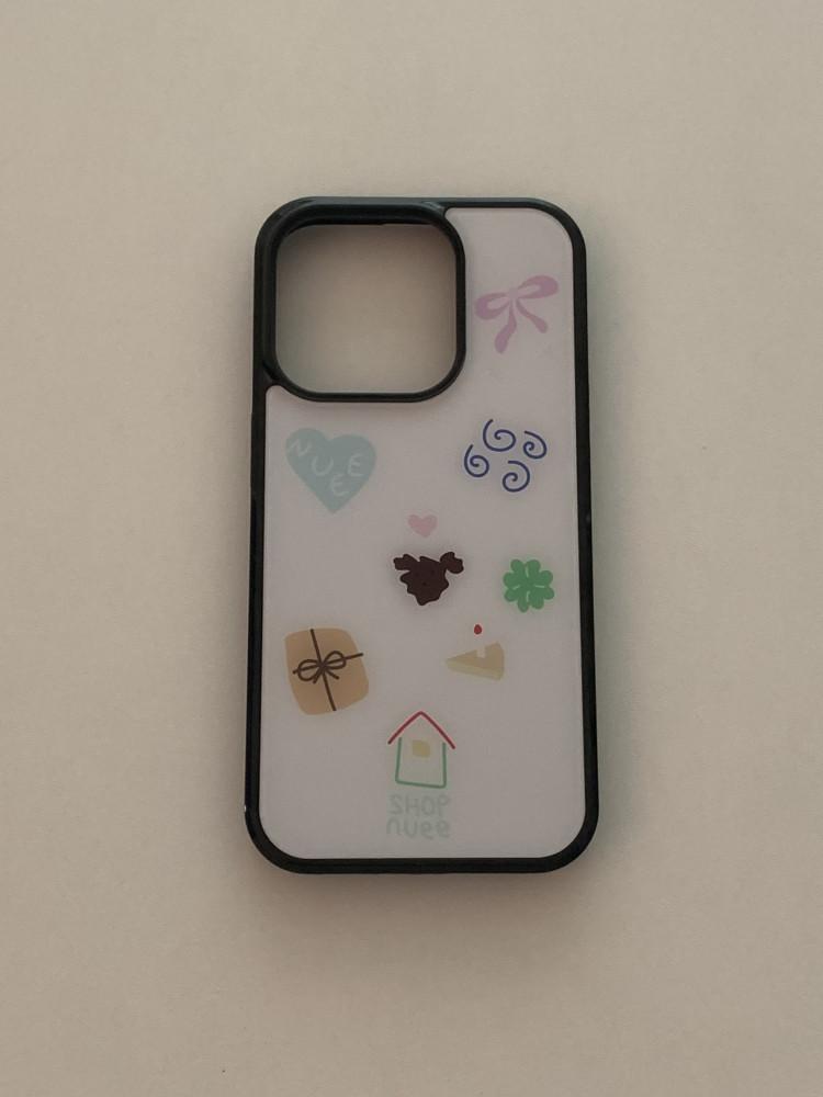 [뉴이] happy puppy case 글라스 범퍼 케이스 11