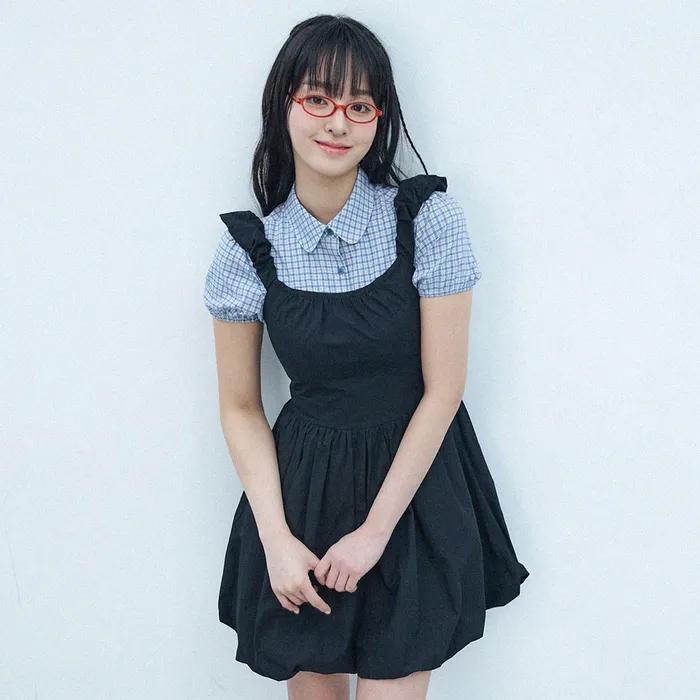 W CLOUD SLEEVELESS ONE-PIECE [BLACK]