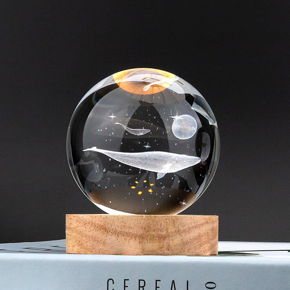 레토 유리구슬 고래 무드등 인테리어조명 LML-C29