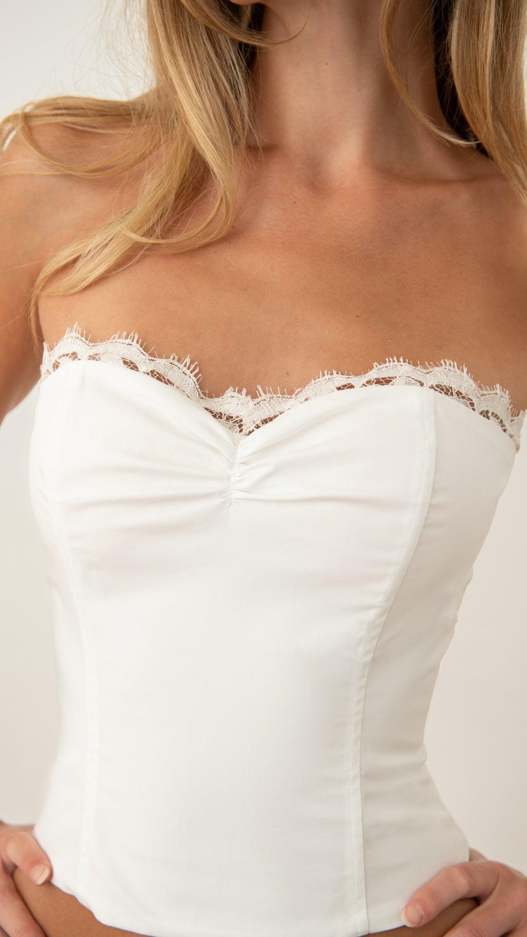 Sweetheart Corset - XS / White