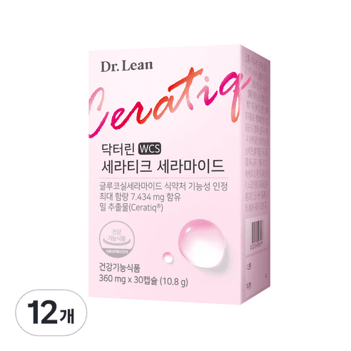 닥터린 세라티크 세라마이드 피부영양제 10.8g, 30정, 12개 - 히알루론산/콜라겐 | 쿠팡
