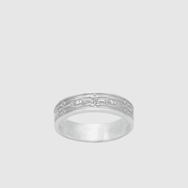 Iris etching couple ring 아이리스 에칭 커플링(여성용)