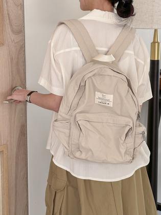 peather backpack_ivory