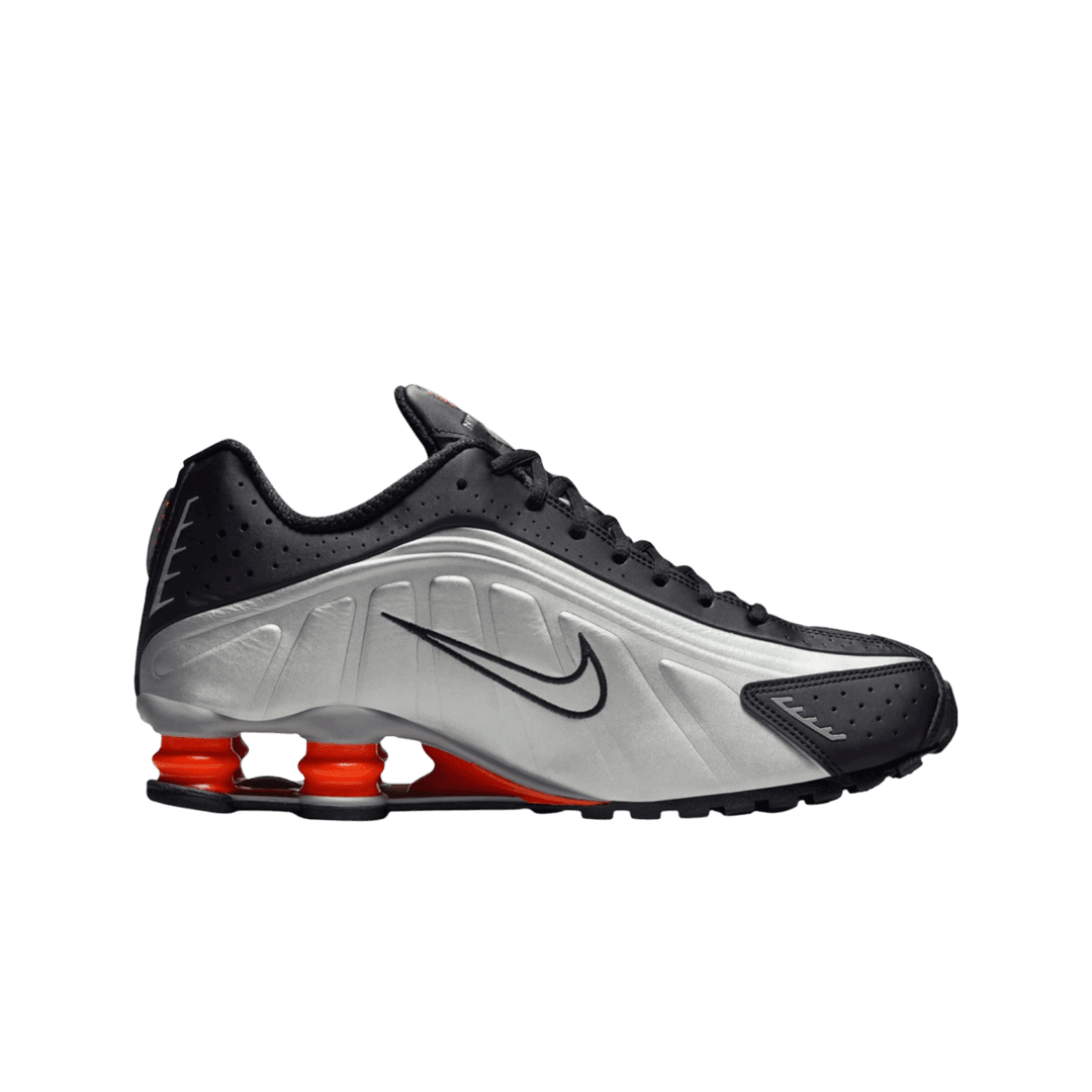 Nike Shox R4 Metallic Silver Red