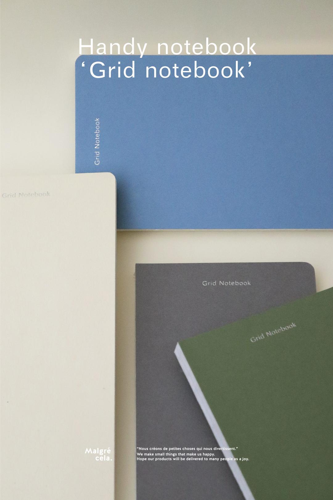 [12월 중순 입고 예정] Handy notebook(180) - 'Grid'