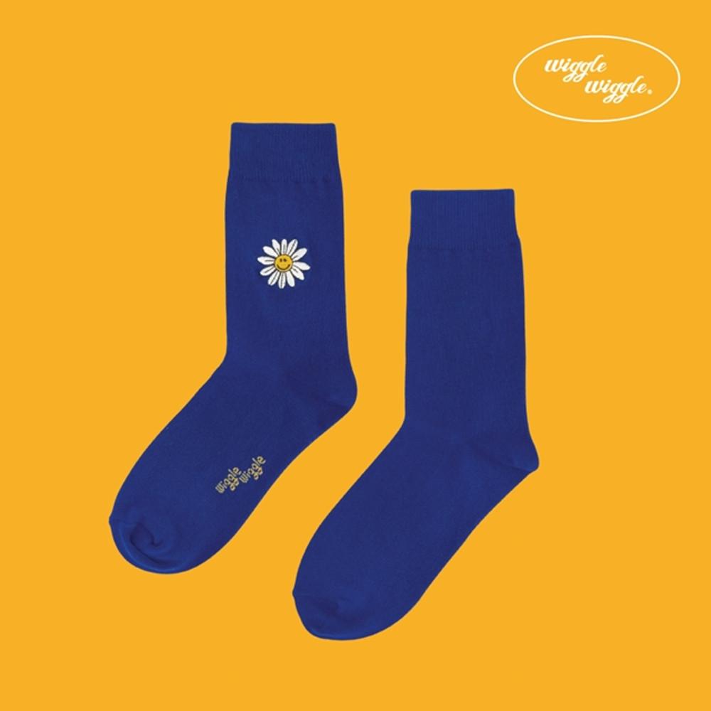 위글위글 자수 컬러 패션양말 스트릿패션 코디 아이템 - Smiles We Love