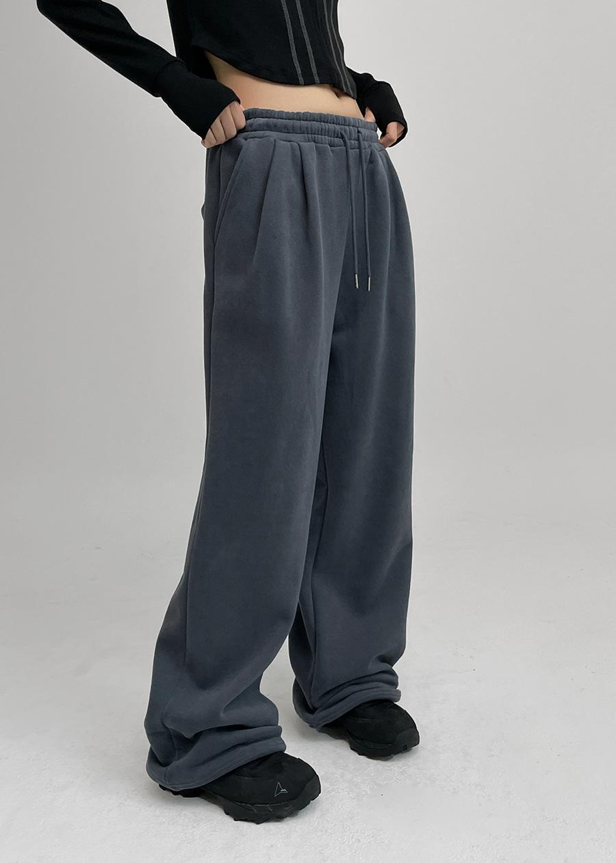 [MADE] 릭키 기모 투웨이 밴딩팬츠