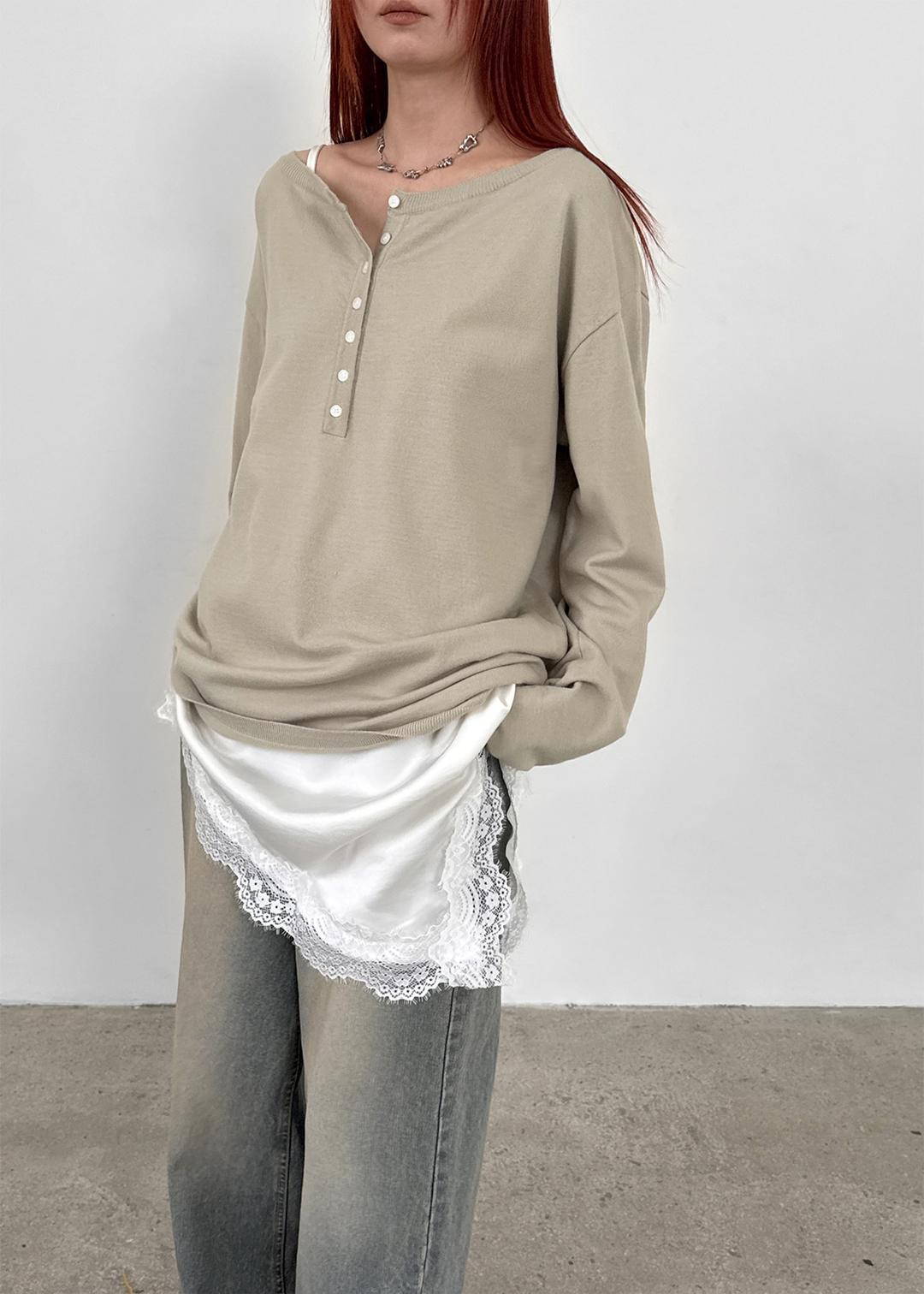 [MADE] 퐁테 헨리넥 오버핏 니트