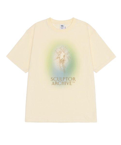 Colour Bird Tee Butter