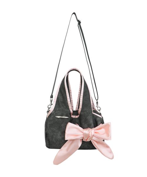baby bow bag (gray)
