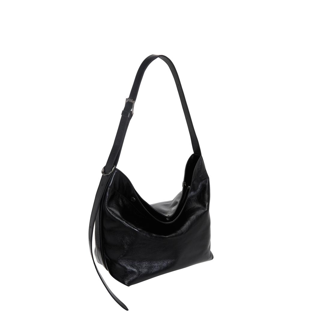 Perfec Button Up Soft Hobo S (퍼펙 버튼 업 소프트 호보 스몰) Black