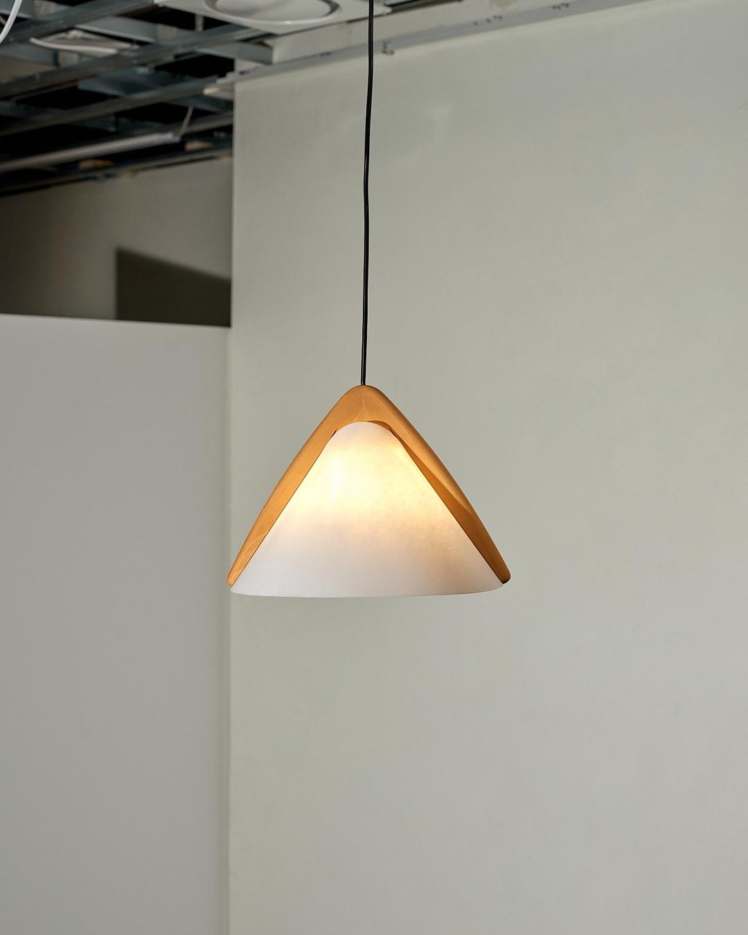 Domus Beech Wood Pendant Lamp