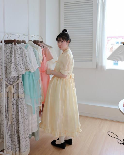 💛24 레몬 프릴 원피스💛