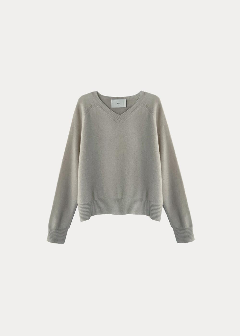 [12/1 배송예정] M v knit /  mint beige