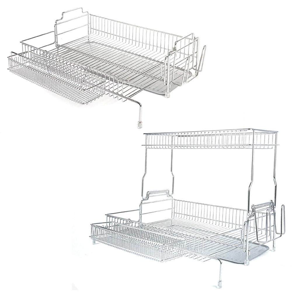 [manomano] 스토피아 프라임 확장형 식기건조대 소 1단 2단 영인정공 4BNK 스텐건조대 주방 싱크대 그릇
