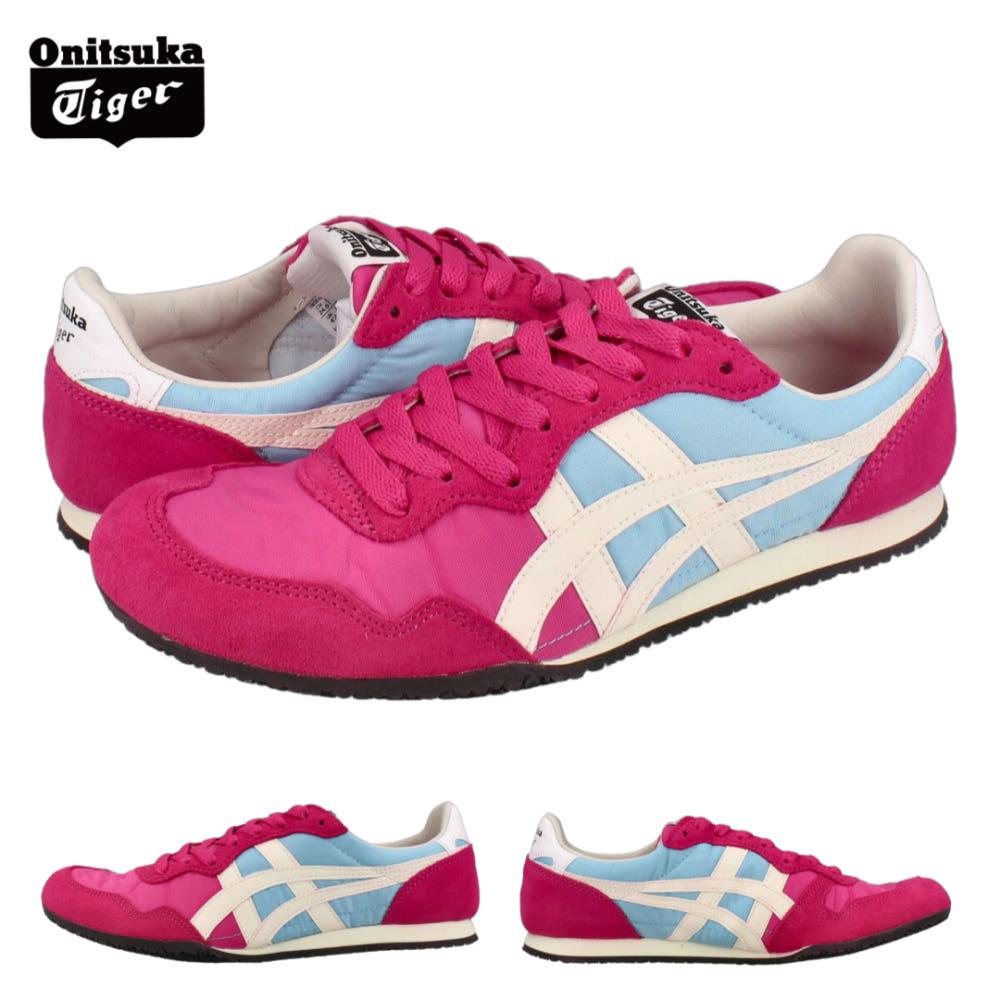 오니츠카타이거 세라노 스니커즈 핑크 크림 1183B400 706