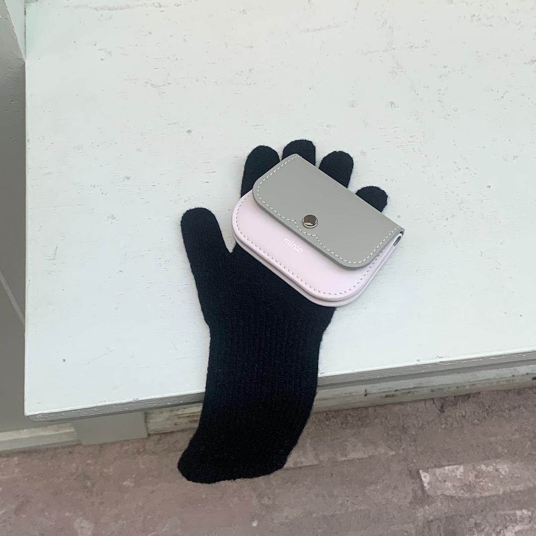 [minio] moono wallet (pale mint)