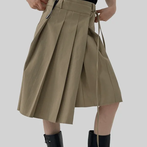 랩플리츠스커트