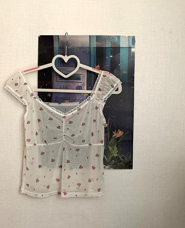rosy shirring bl (2color)