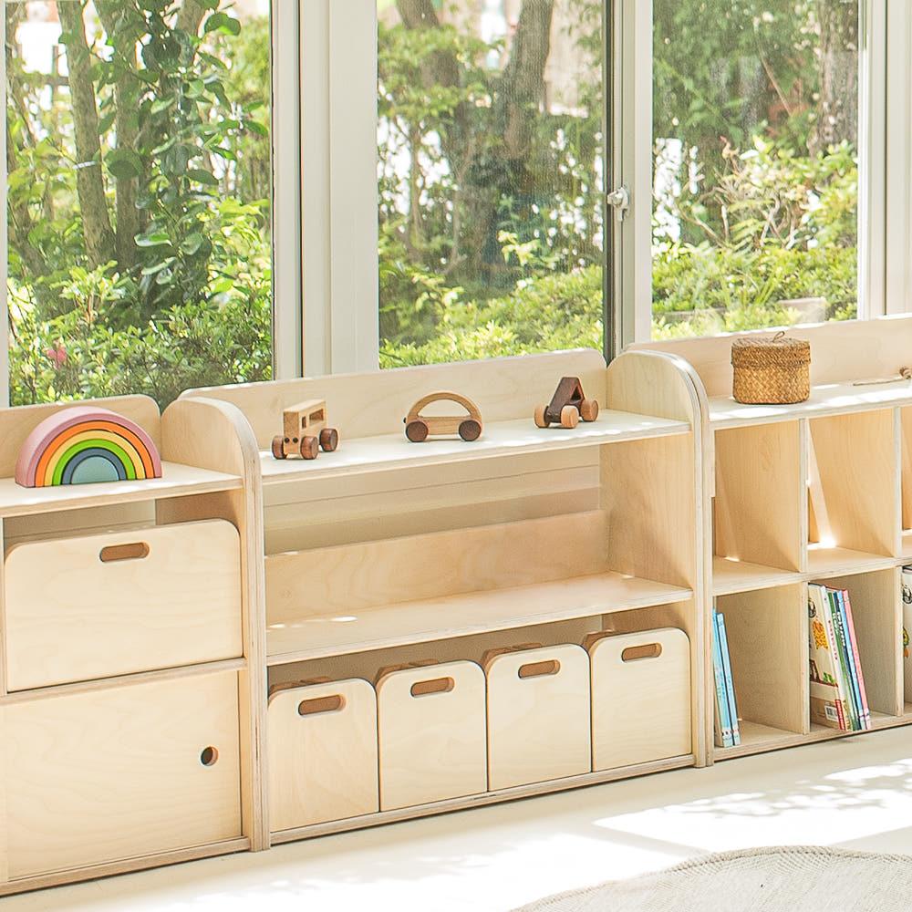 교구장 650시리즈 3단 유아 책장