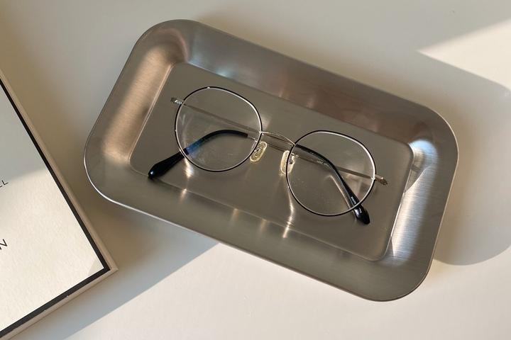 감성 스테인리스 실버 트레이