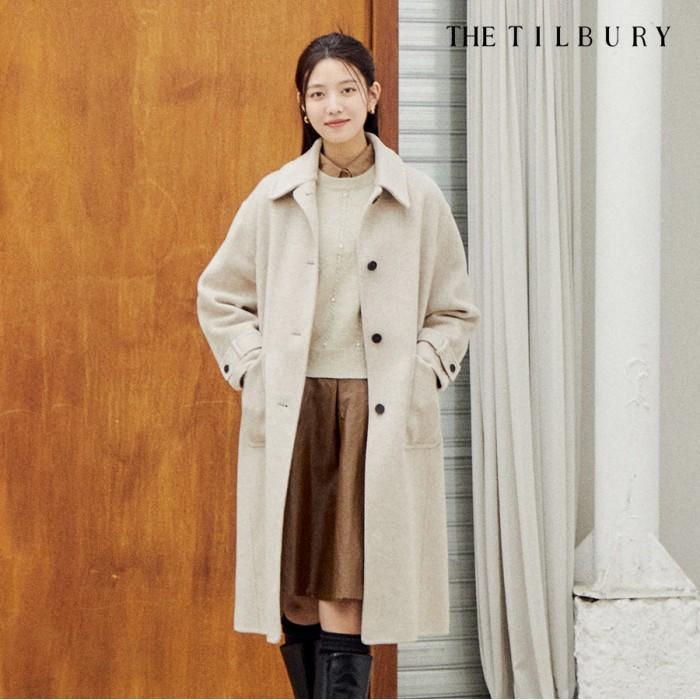 캐시미어 백 스트링 싱글 코트 TPCM0CT88W