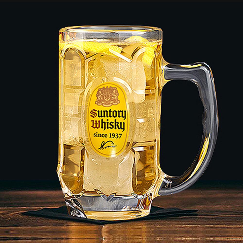 산토리 하이볼잔 375ml 전용잔 글라스 맥주잔 위스키잔