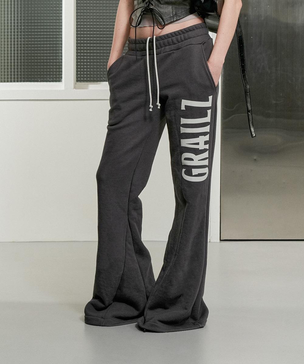 GR FLARE SWEATPANTS [CHARCOAL]