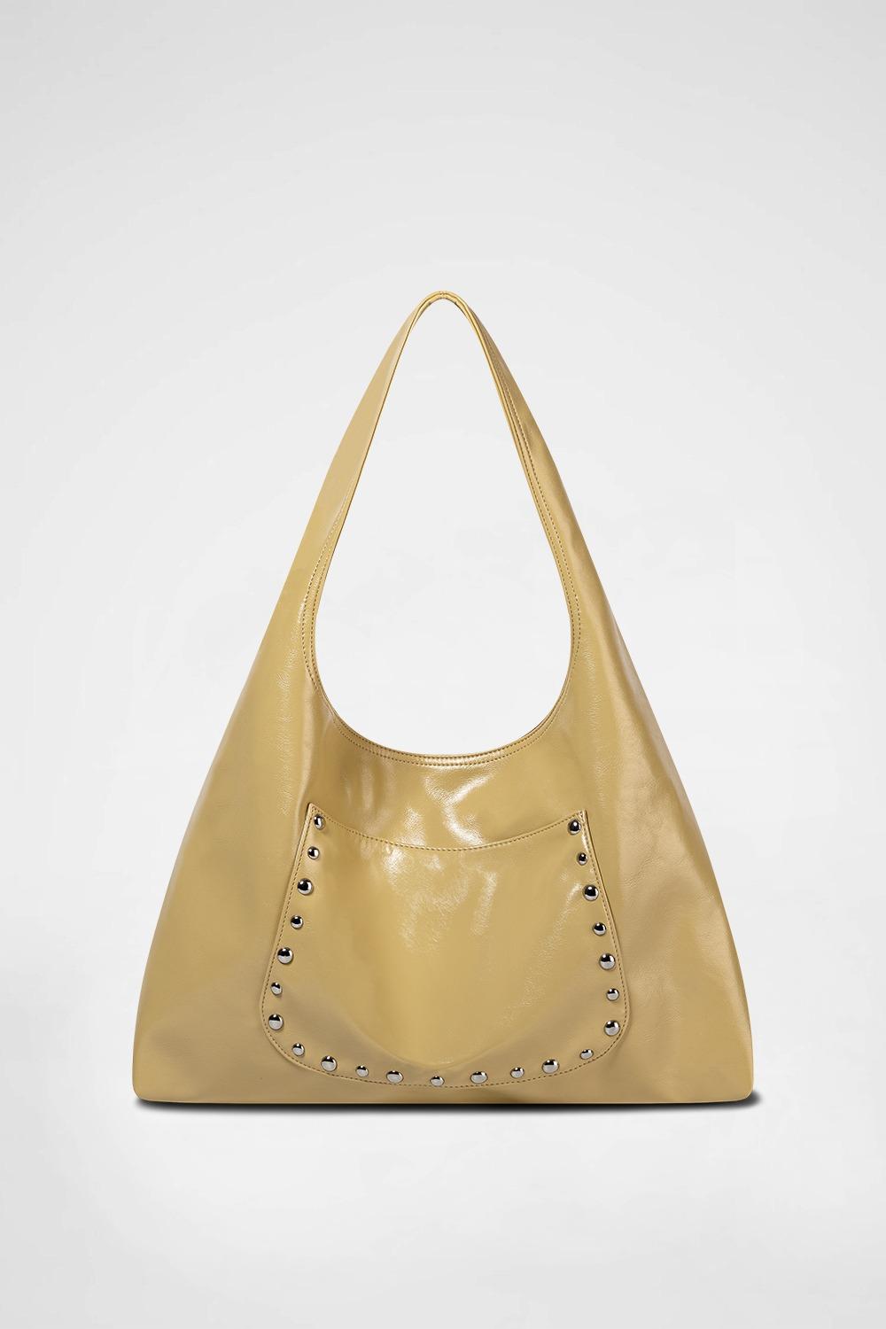 [즉시 배송] STUD POPO BAG (POCKET POINT) / YELLOW