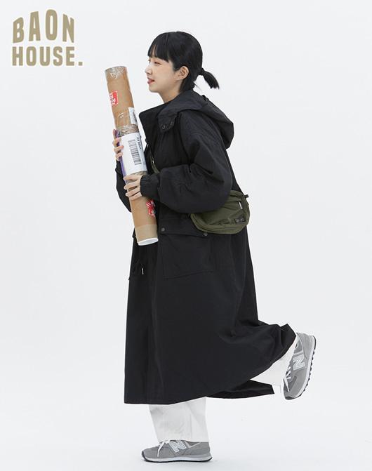 [BAONHOUSE] Baba long safari jacket (2color)