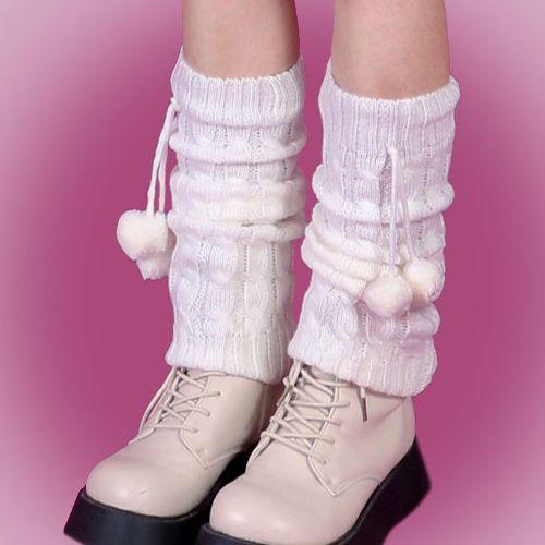 pompom leg warmer (2 color)