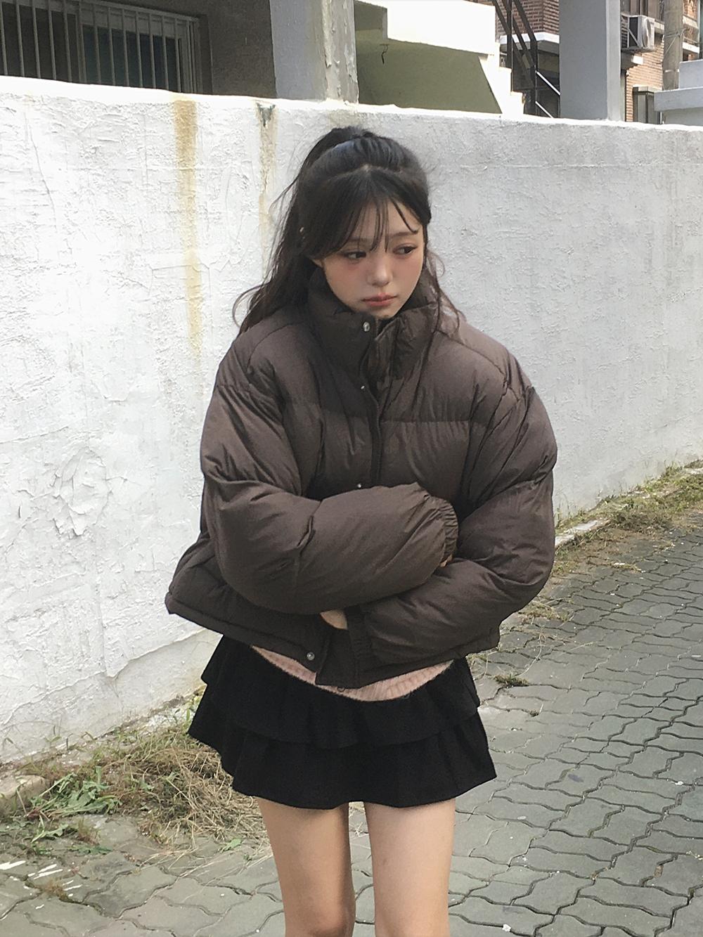 뮤트크레메 [🪽색감예쁨/웰론패딩] 푸퍼 패딩 jumper