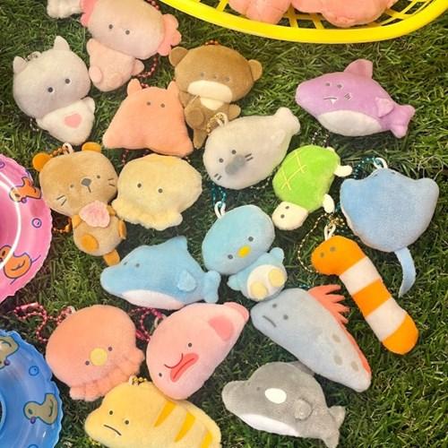 수족관 해양생물 미니인형키링 30종