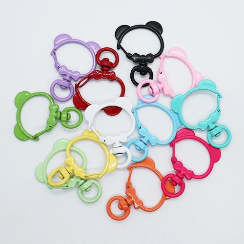 [DKR-0031] 동대문 악세사리 키링 열쇠고리 컬러 판다 키링 (12color)