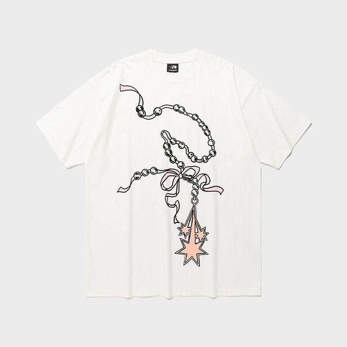 PEARL NECKLACE SYMBOL BIG BIG TEE_WHITE(NG2FMUT544A)