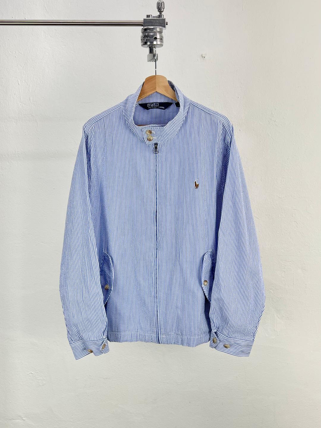 폴로 랄프로렌 스카이블루 멀티포니 시어서커 바라쿠타 자켓