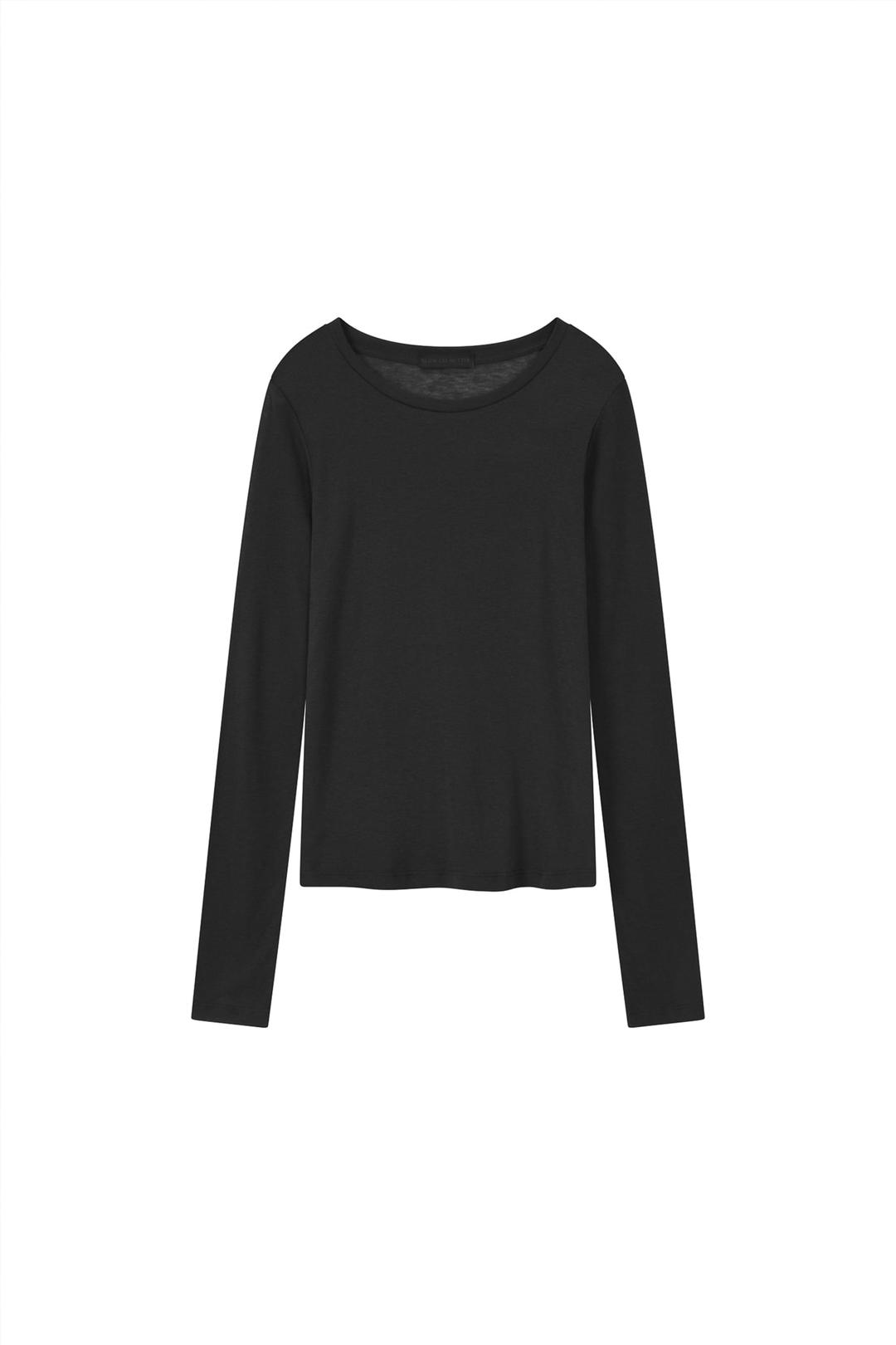 [SLOCO] Soft wool layered tshirt, charcoal