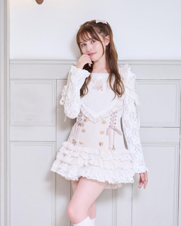 【予約商品】ハートエプロンジャンスカセットアップ