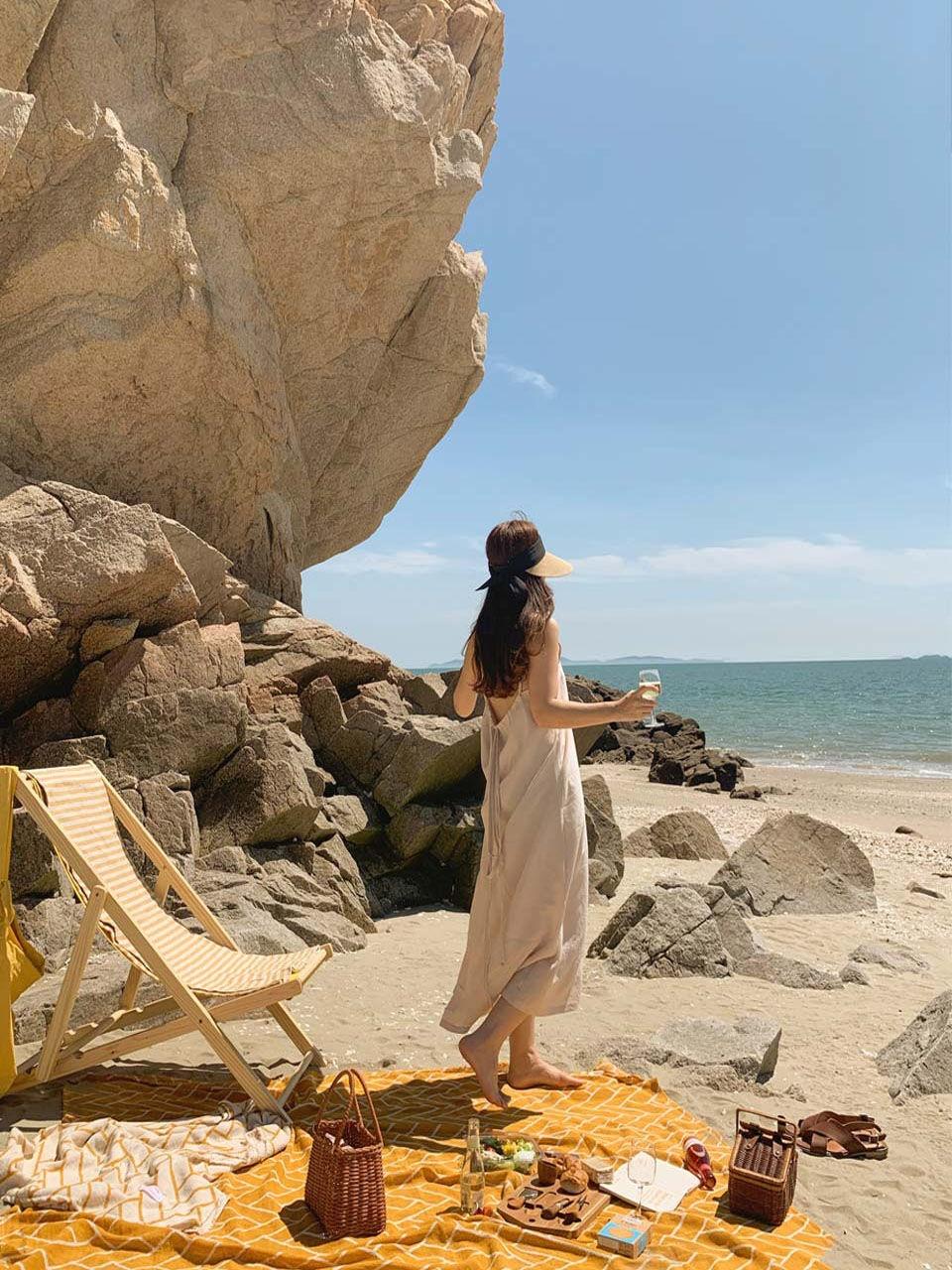 BUTTER-cracker mat -MUSTARD 메이드파니 버터 크래커 피크닉 매트