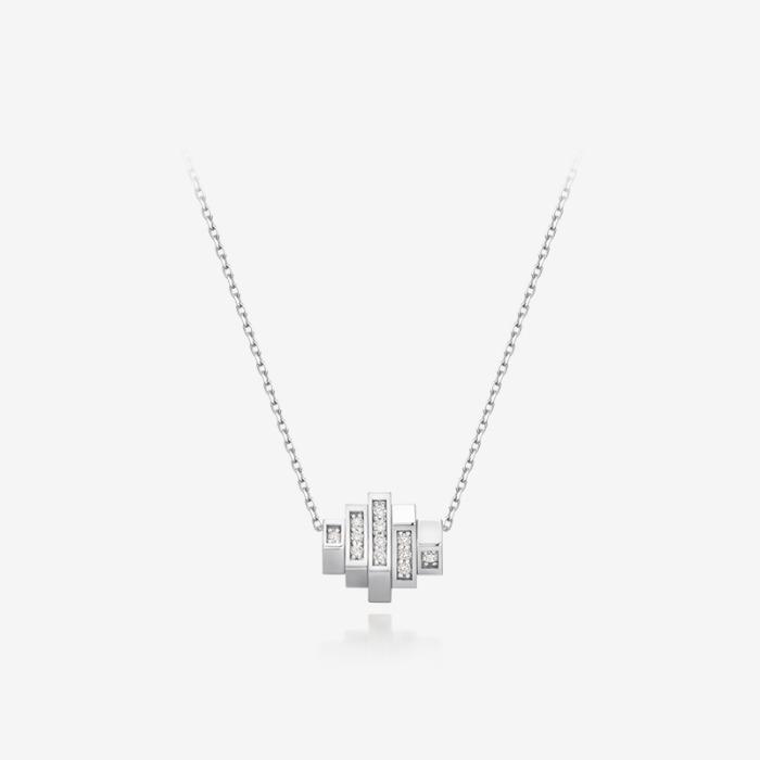 미스 두 랩 다이아몬드 골드 목걸이 JDRNW5F41HC