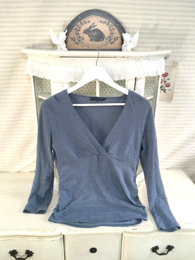 Ralph Lauren sora shirring long sleeve