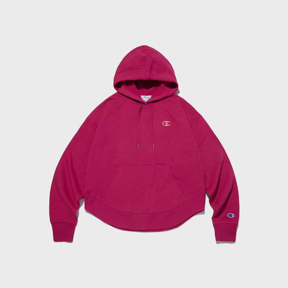 [US] [Summer Sweat] 여성 Campus French Terry 후드스웨트셔츠 (DARK PINK) CKTS3E566P3