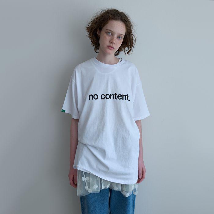 [05월 16일 예약발송]69. NOCONTENT-T _ White