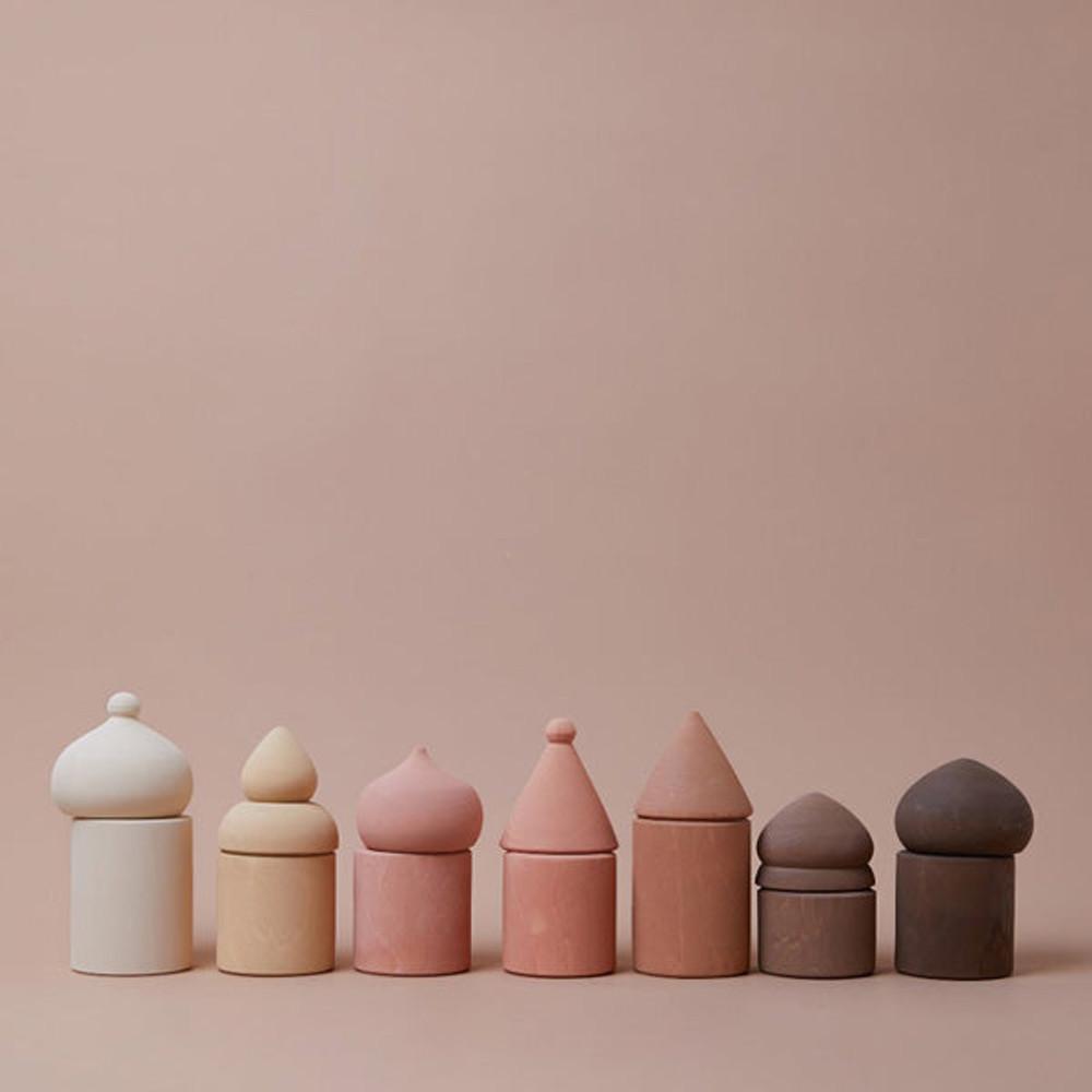 원목 장난감 발도르프 교구 블록 쌓기 놀이 나무 라두가그레이즈 OLD CITY BEIGE