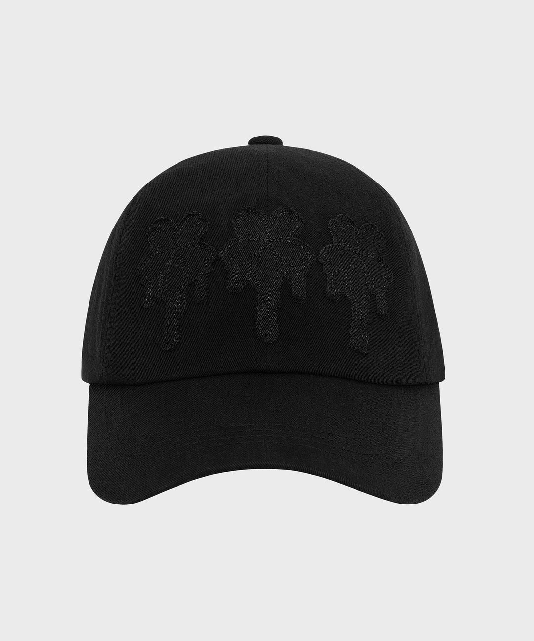 Dripping Patch Ball Cap _ Black