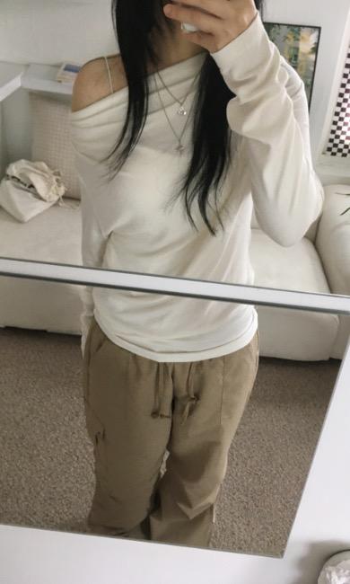 나의나인 dig loose top [3c]