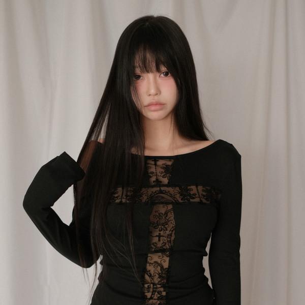 [ 3rd ] Verona top (bl) [ 생산 일정 지연 4월 재입고 예정 / 재입고 알림 신청으로 입고 시 알림을 받아보세요 ]