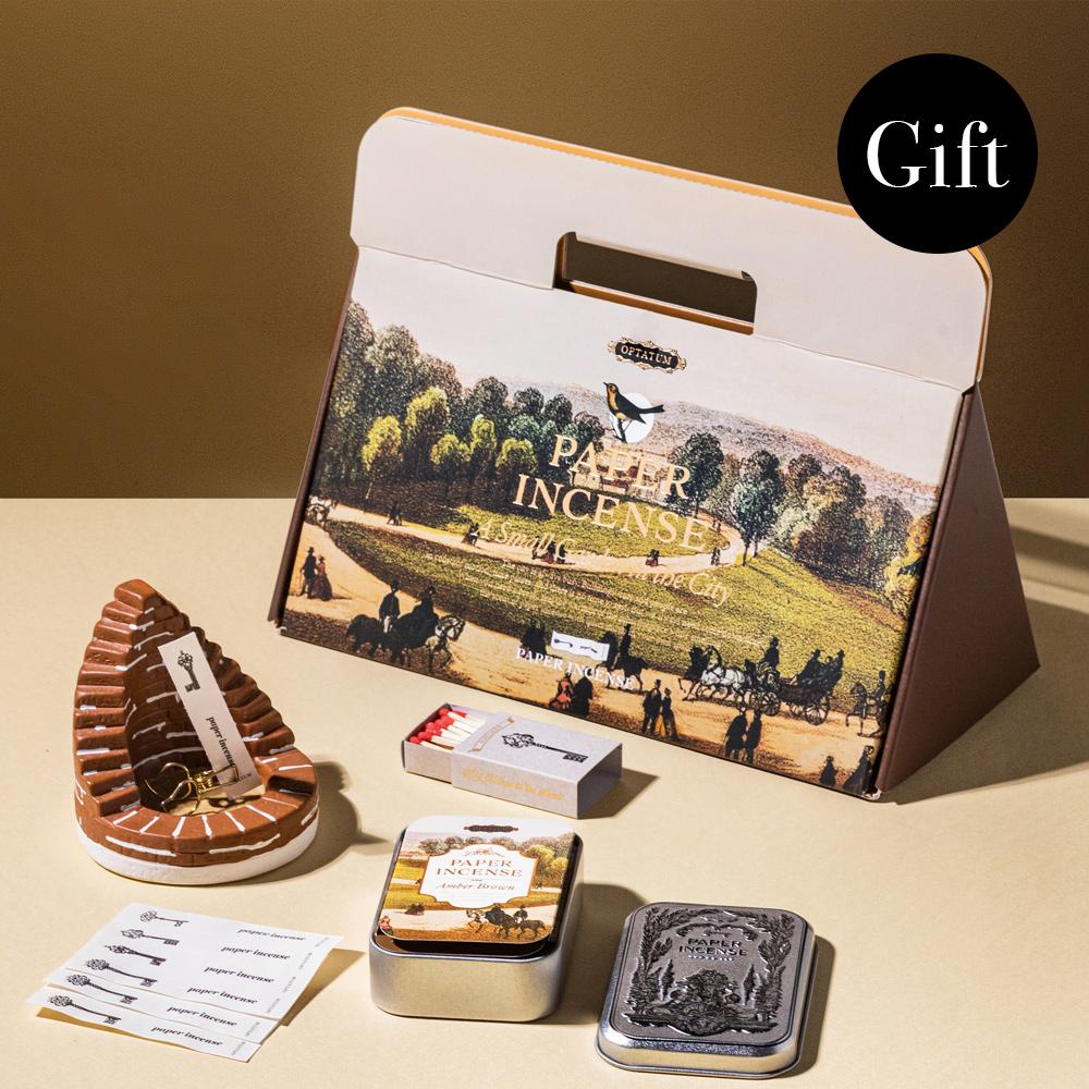 [피규어 증정/선물포장] 페이퍼 인센스&벽난로 선물세트(9종 택1)